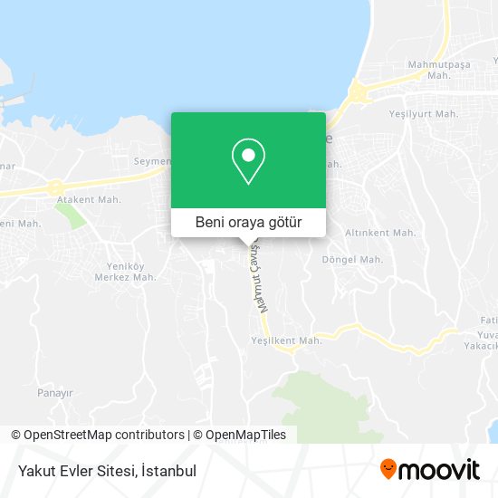 Yakut Evler Sitesi harita
