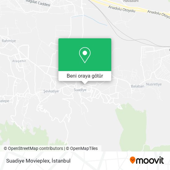 Suadiye Movieplex harita