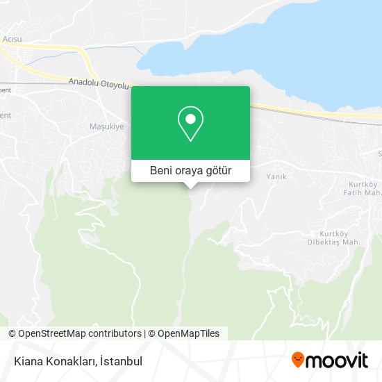 Kiana Konakları harita