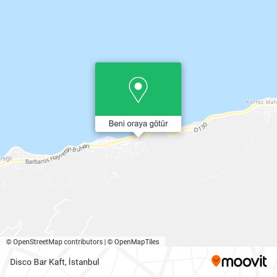 Disco Bar Kaft harita