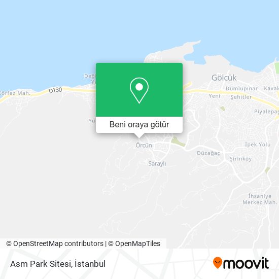 Asm Park Sitesi harita