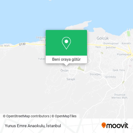 Yunus Emre Anaokulu harita