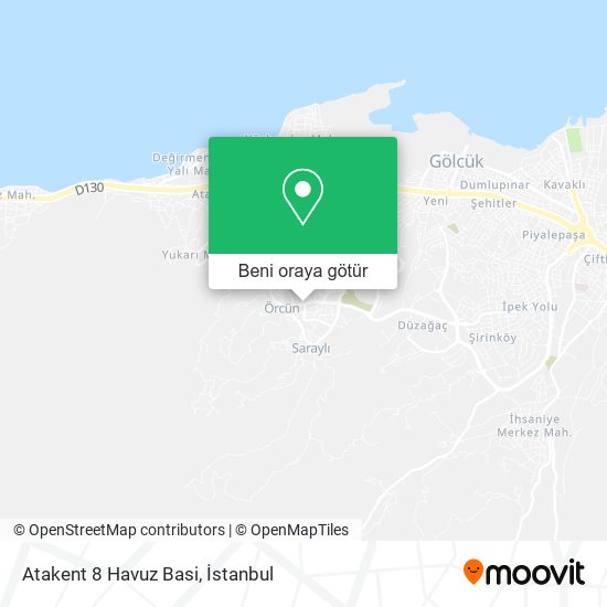 Atakent 8 Havuz Basi harita
