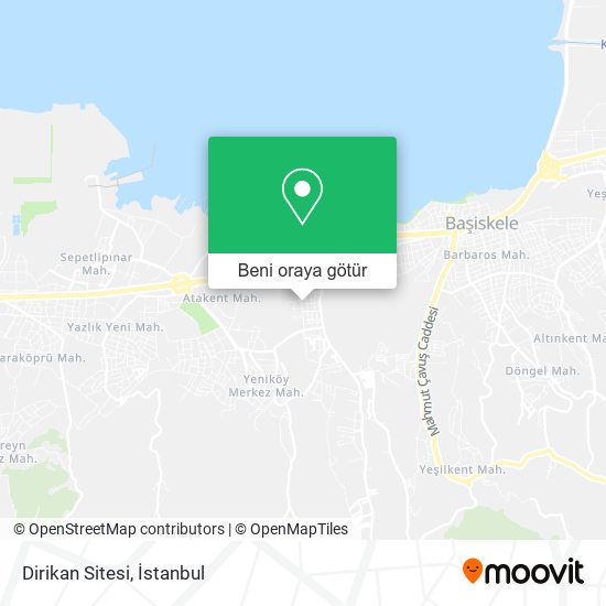 Dirikan Sitesi harita