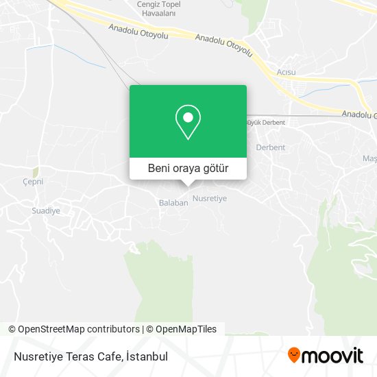 Nusretiye Teras Cafe harita