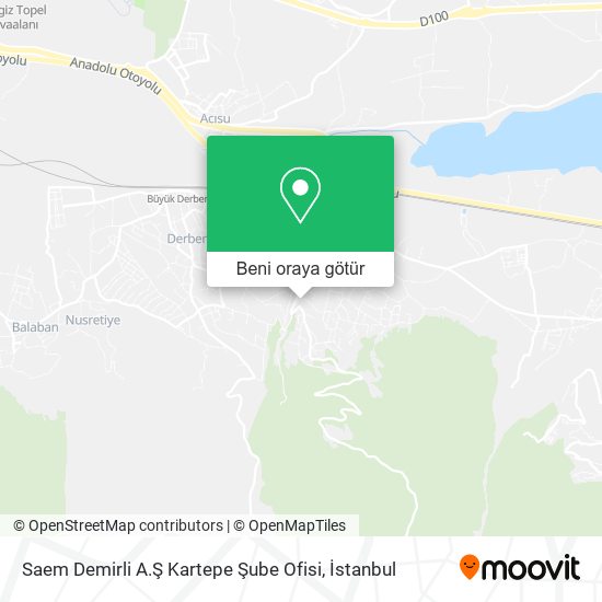 Saem Demirli A.Ş Kartepe Şube Ofisi harita