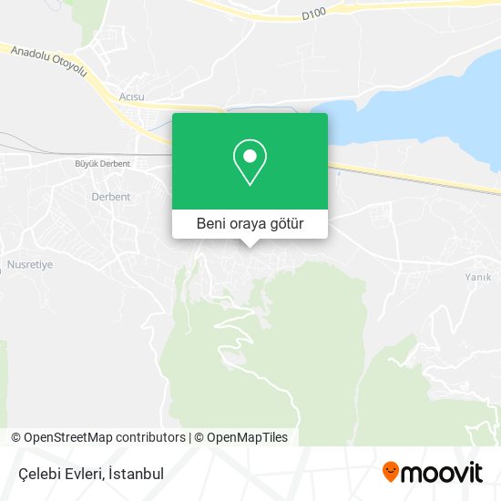 Çelebi Evleri harita