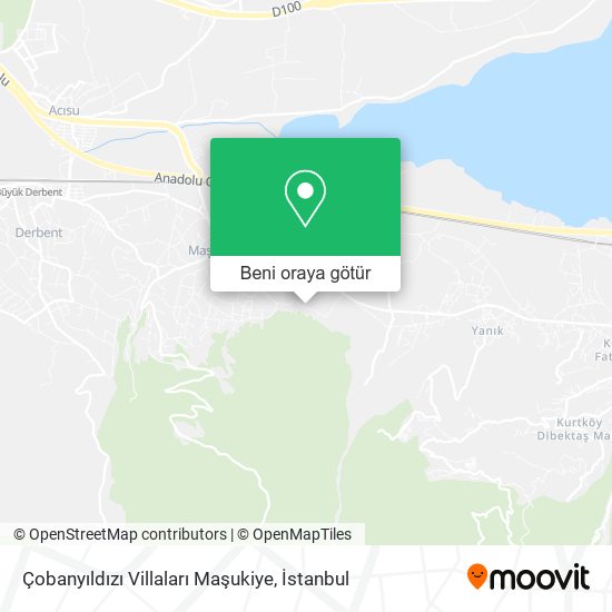 Çobanyıldızı Villaları Maşukiye harita