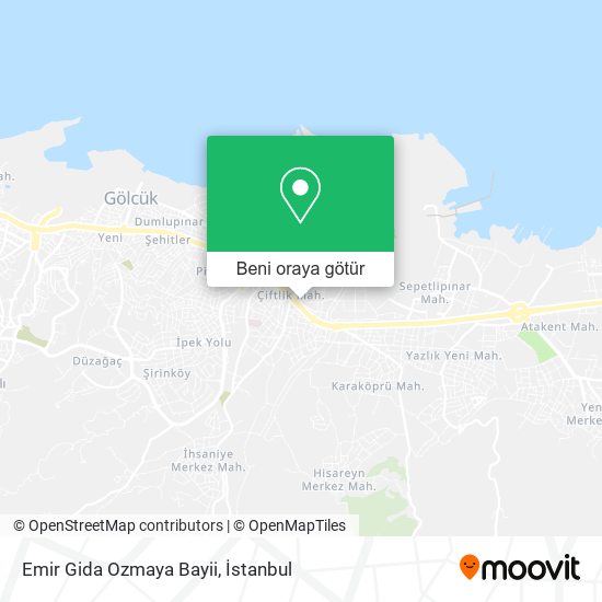 Emir Gida Ozmaya Bayii harita