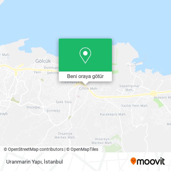 Uranmarin Yapı harita