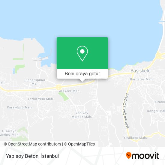 Yapısoy Beton harita