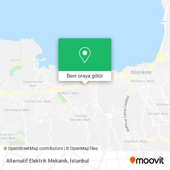 Alternatif Elektrik Mekanik harita