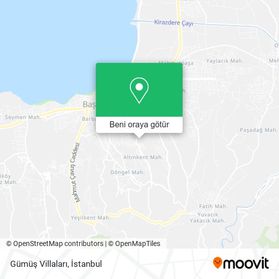 Gümüş Villaları harita