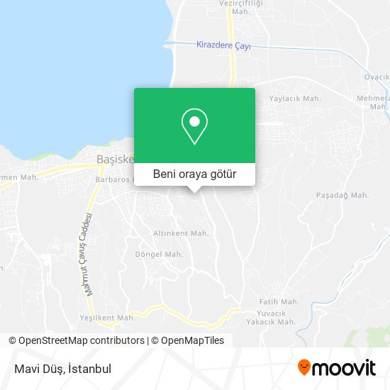 Mavi Düş harita