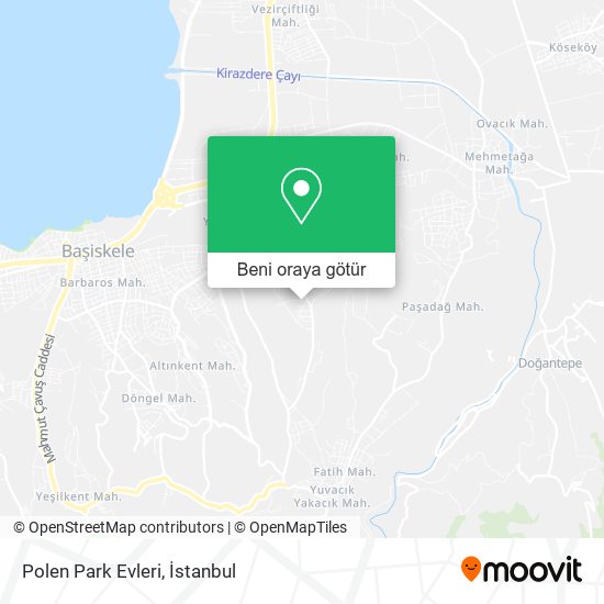 Polen Park Evleri harita