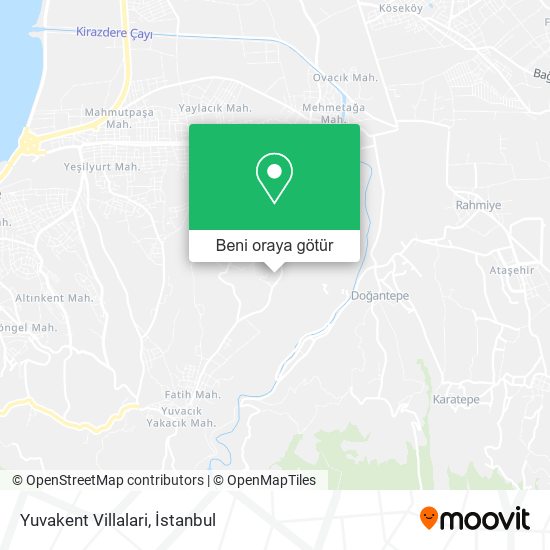 Yuvakent Villalari harita