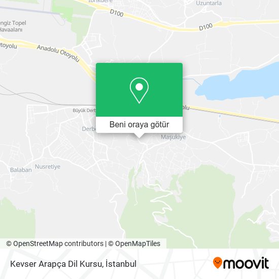 Kevser Arapça Dil Kursu harita