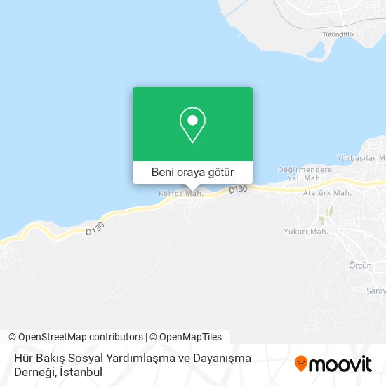 Hür Bakış Sosyal Yardımlaşma ve Dayanışma Derneği harita