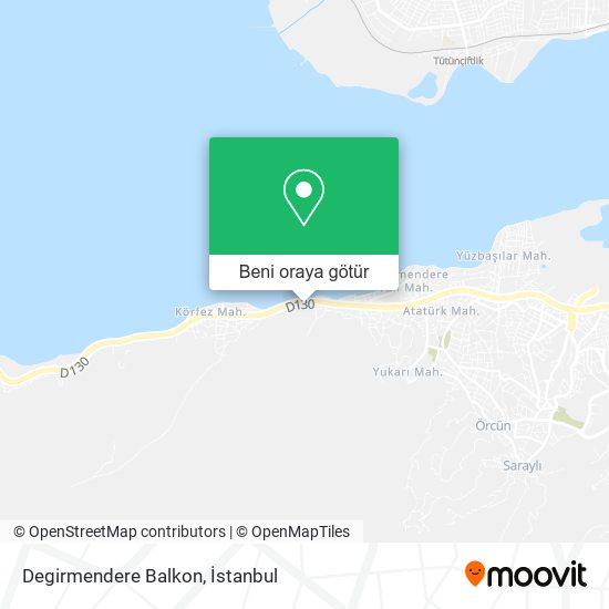 Degirmendere Balkon harita