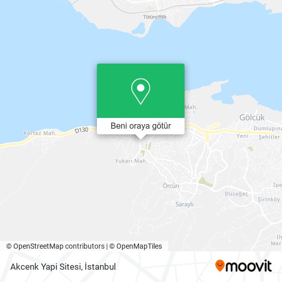 Akcenk Yapi Sitesi harita
