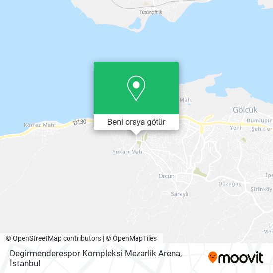 Degirmenderespor Kompleksi Mezarlik Arena harita