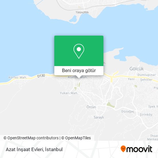 Azat İnşaat Evleri harita