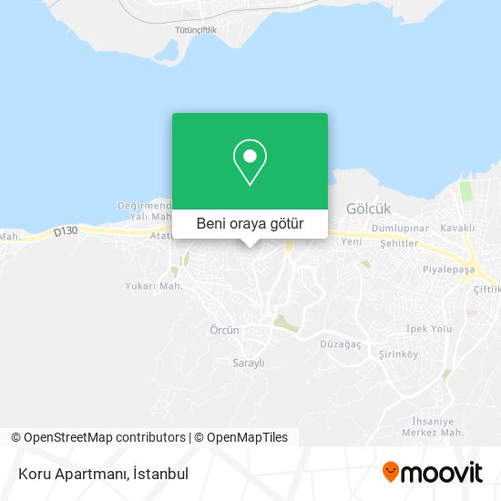 Koru Apartmanı harita