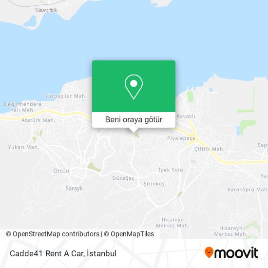 Cadde41 Rent A Car harita