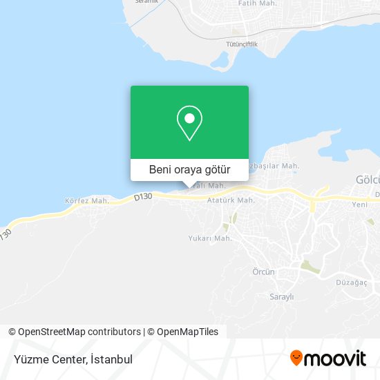 Yüzme Center harita