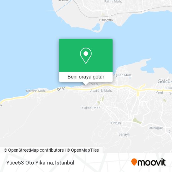 Yüce53 Oto Yıkama harita