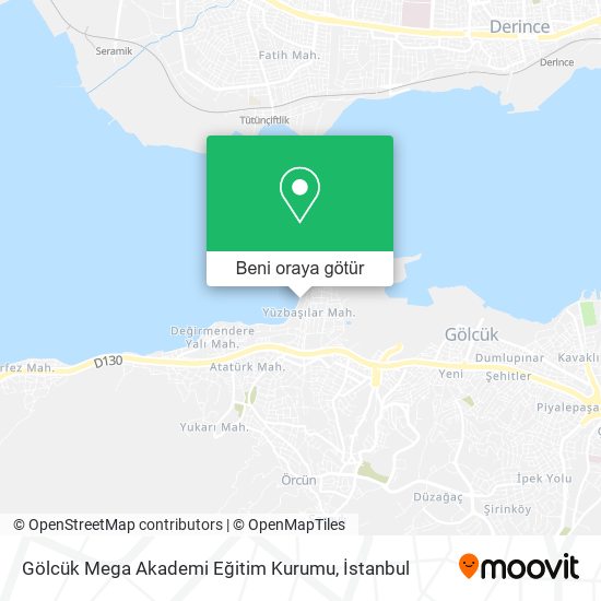 Gölcük Mega Akademi Eğitim Kurumu harita
