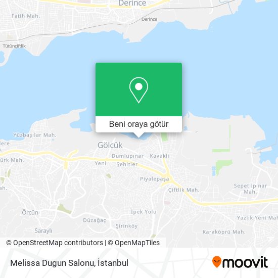 Melissa Dugun Salonu harita