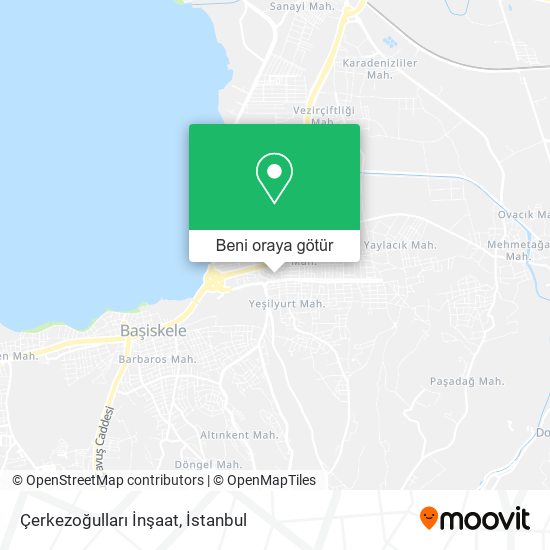 Çerkezoğulları İnşaat harita