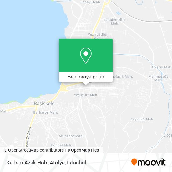 Kadem Azak Hobi Atolye harita