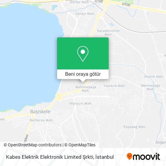 Kabes Elektrik Elektronik Limited Şrkti harita
