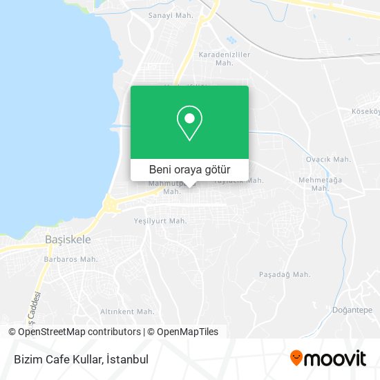 Bizim Cafe Kullar harita