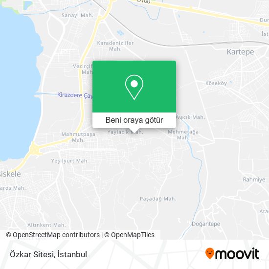 Özkar Sitesi harita