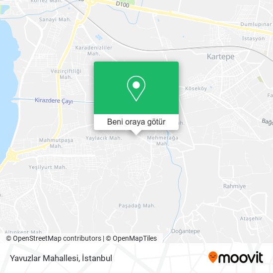 Yavuzlar Mahallesi harita