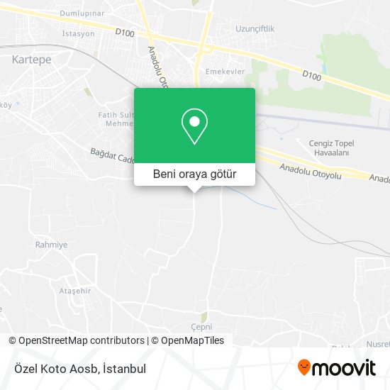Özel Koto Aosb harita