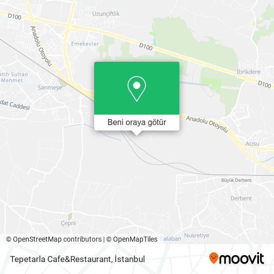 Tepetarla Cafe&Restaurant harita