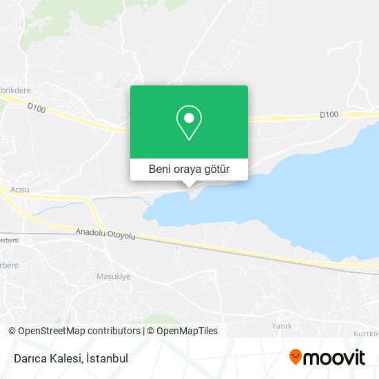 Darıca Kalesi harita