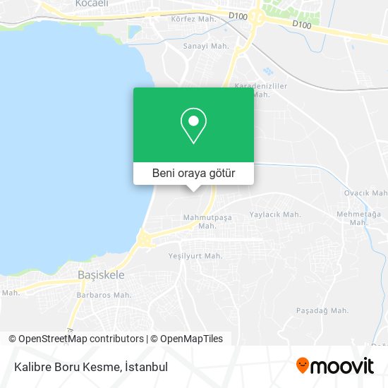 Kalibre Boru Kesme harita