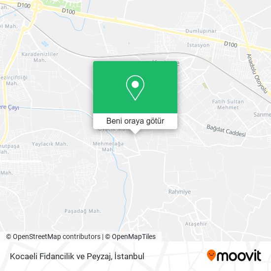 Kocaeli Fidancilik ve Peyzaj harita