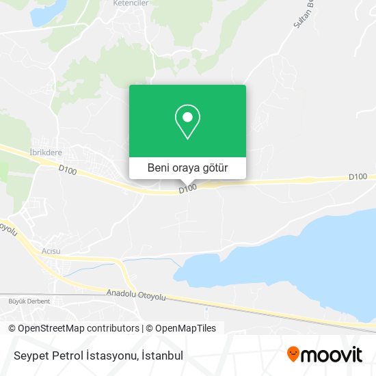 Seypet Petrol İstasyonu harita