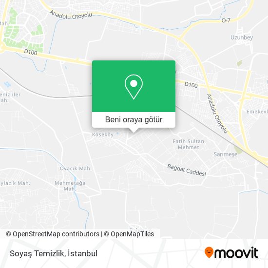 Soyaş Temizlik harita