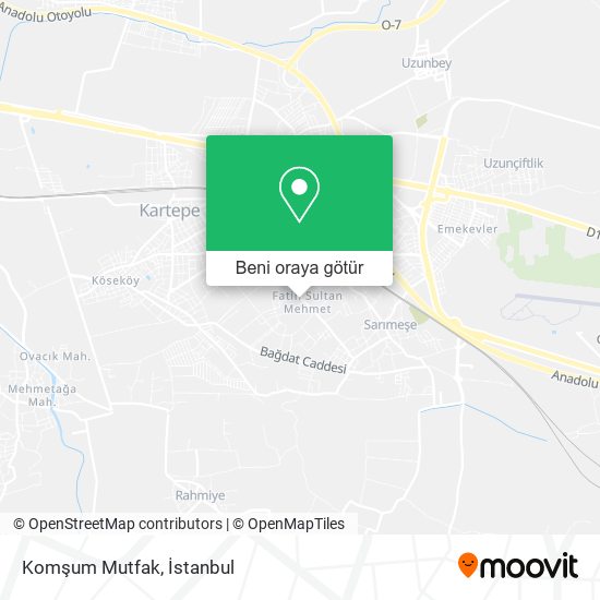 Komşum Mutfak harita