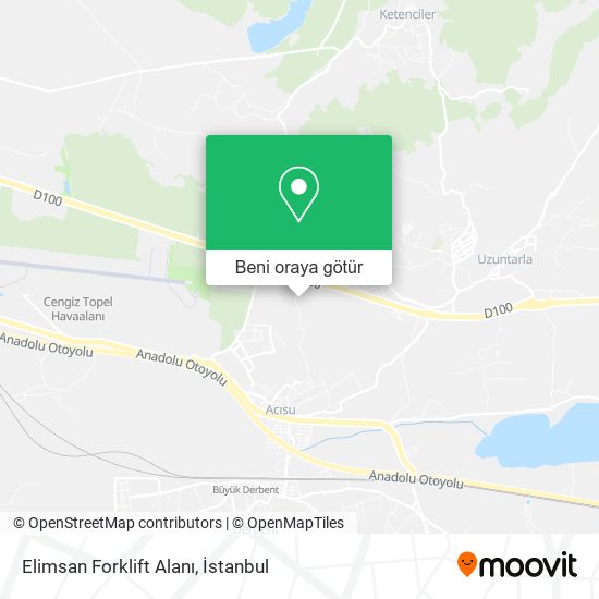 Elimsan Forklift Alanı harita