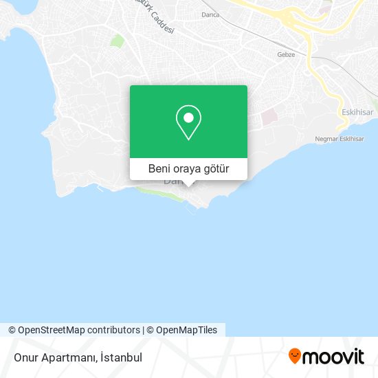 Onur Apartmanı harita