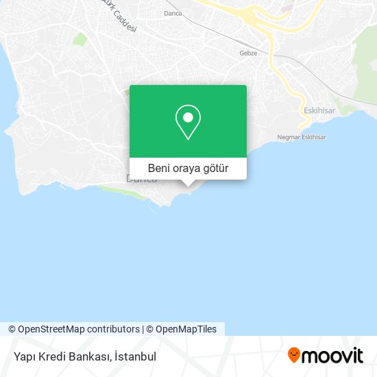 Yapı Kredi Bankası harita