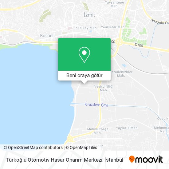 Türkoğlu Otomotiv Hasar Onarım Merkezi harita